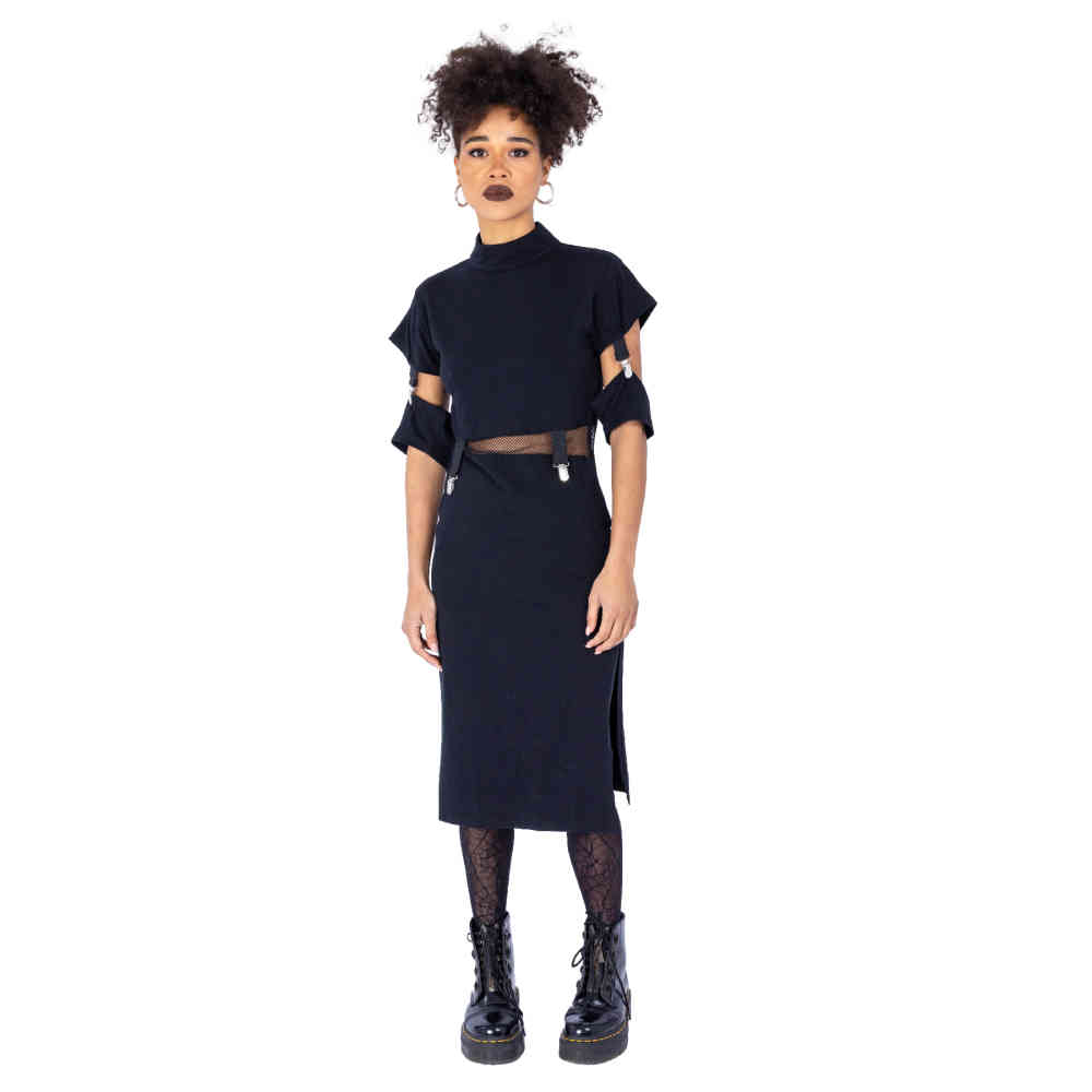 Heartless - Celestria Long dress - Black